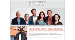 Desktop Screenshot of giebels-advocaten.nl