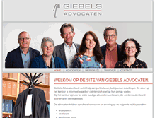 Tablet Screenshot of giebels-advocaten.nl